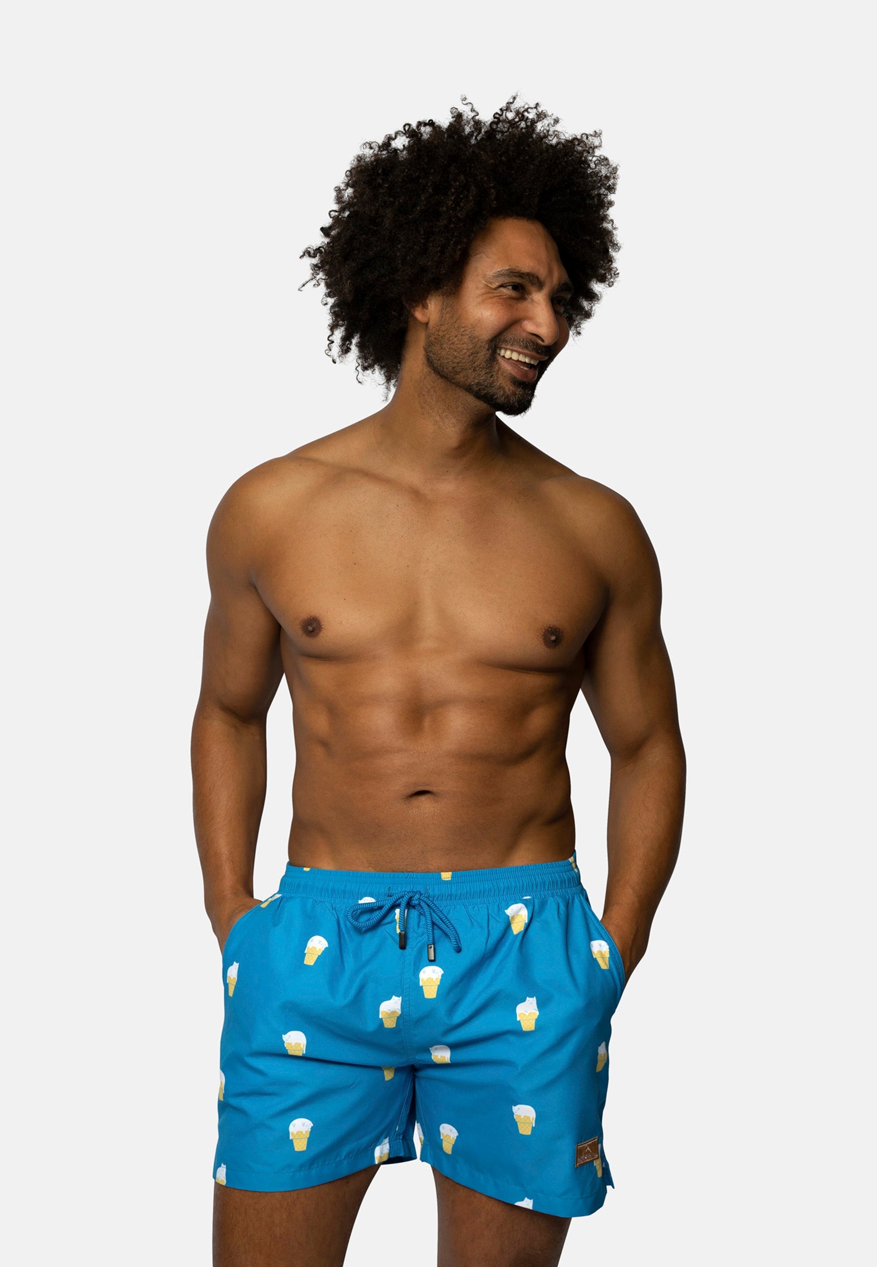 Cold as Mice Father & Son Swim Trunks
