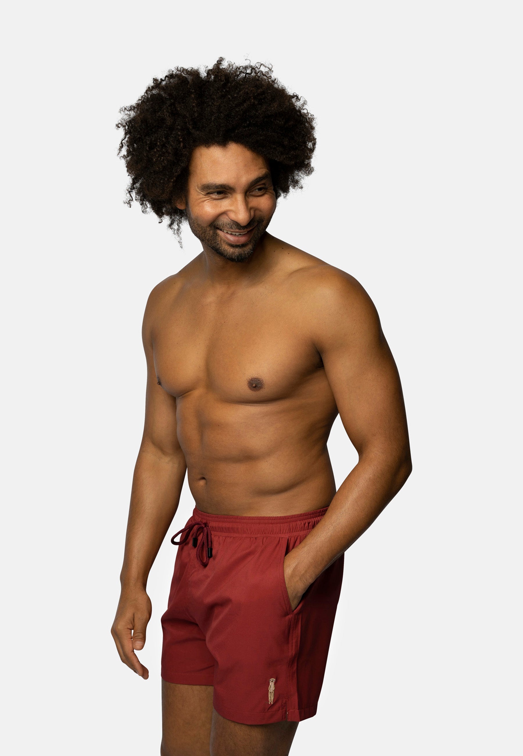 Meerkat Coco Father & Son Swim Trunks
