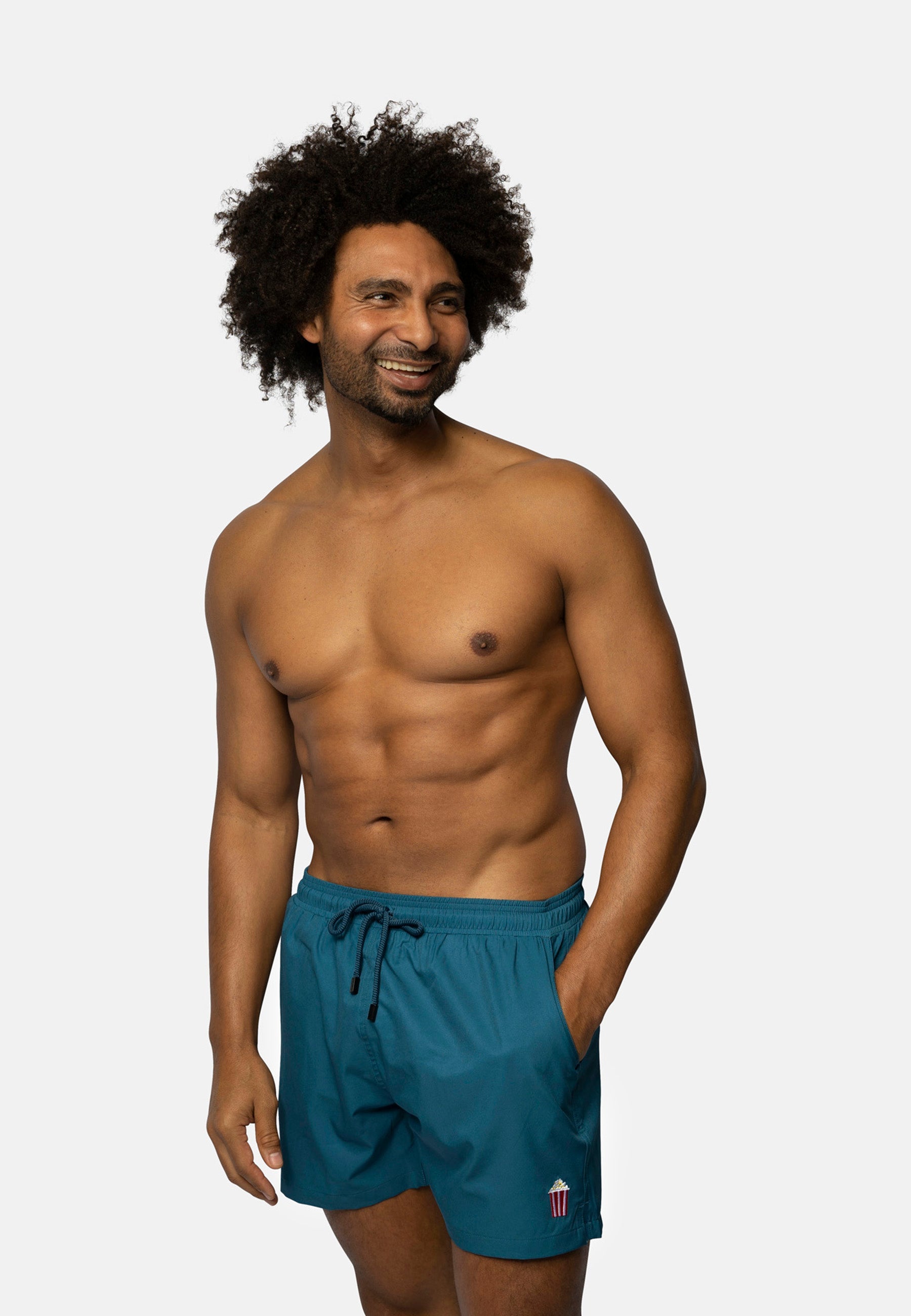 Popcorn Coco Father & Son Swim Trunks
