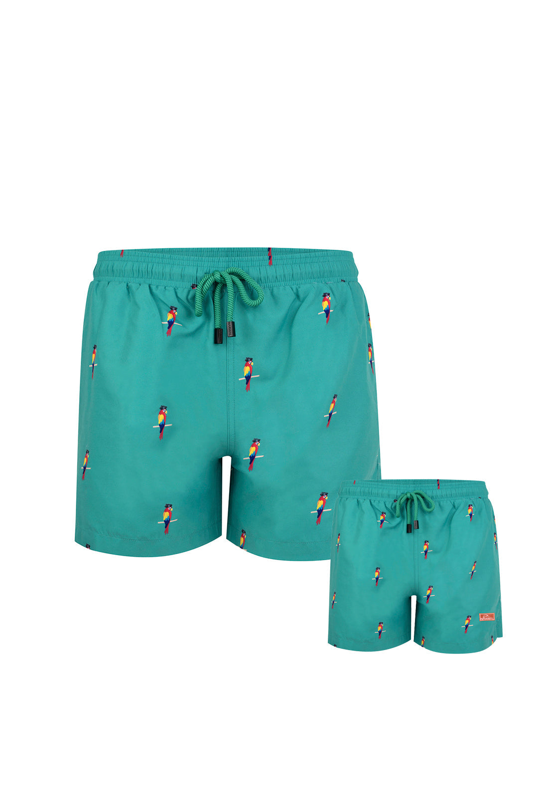 Parrot Father & Son Swim Trunks