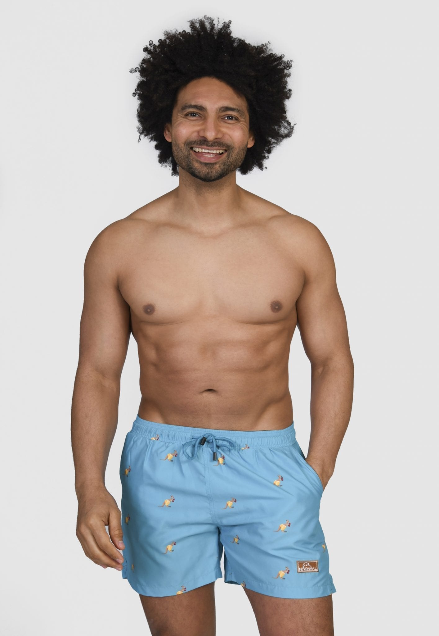 Kangaroo Father & Son Swim Trunks