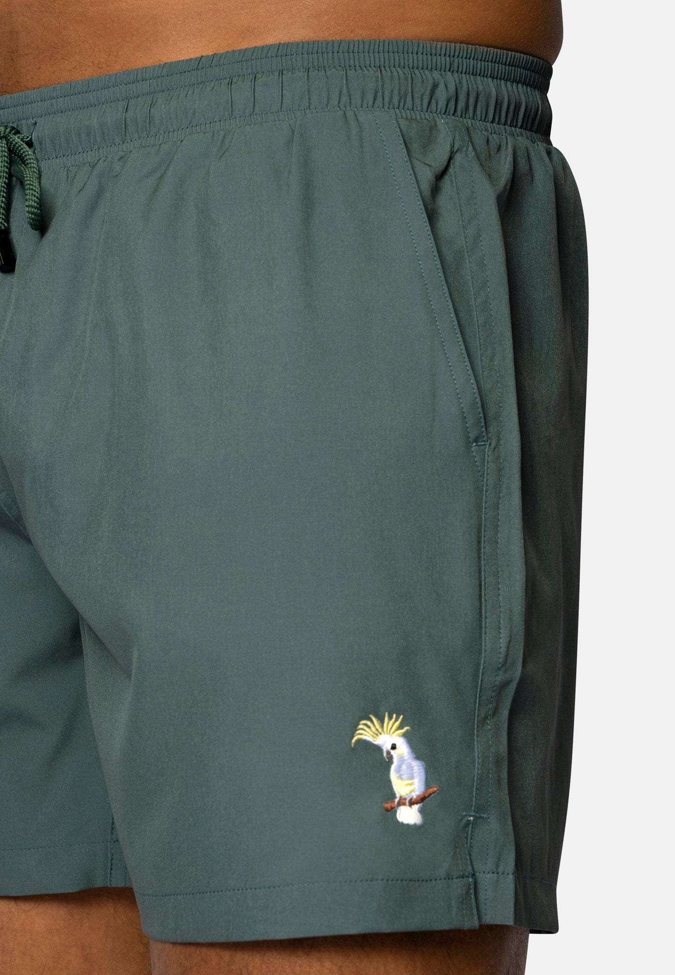 Cockatoo Coco Father & Son Swim Trunks