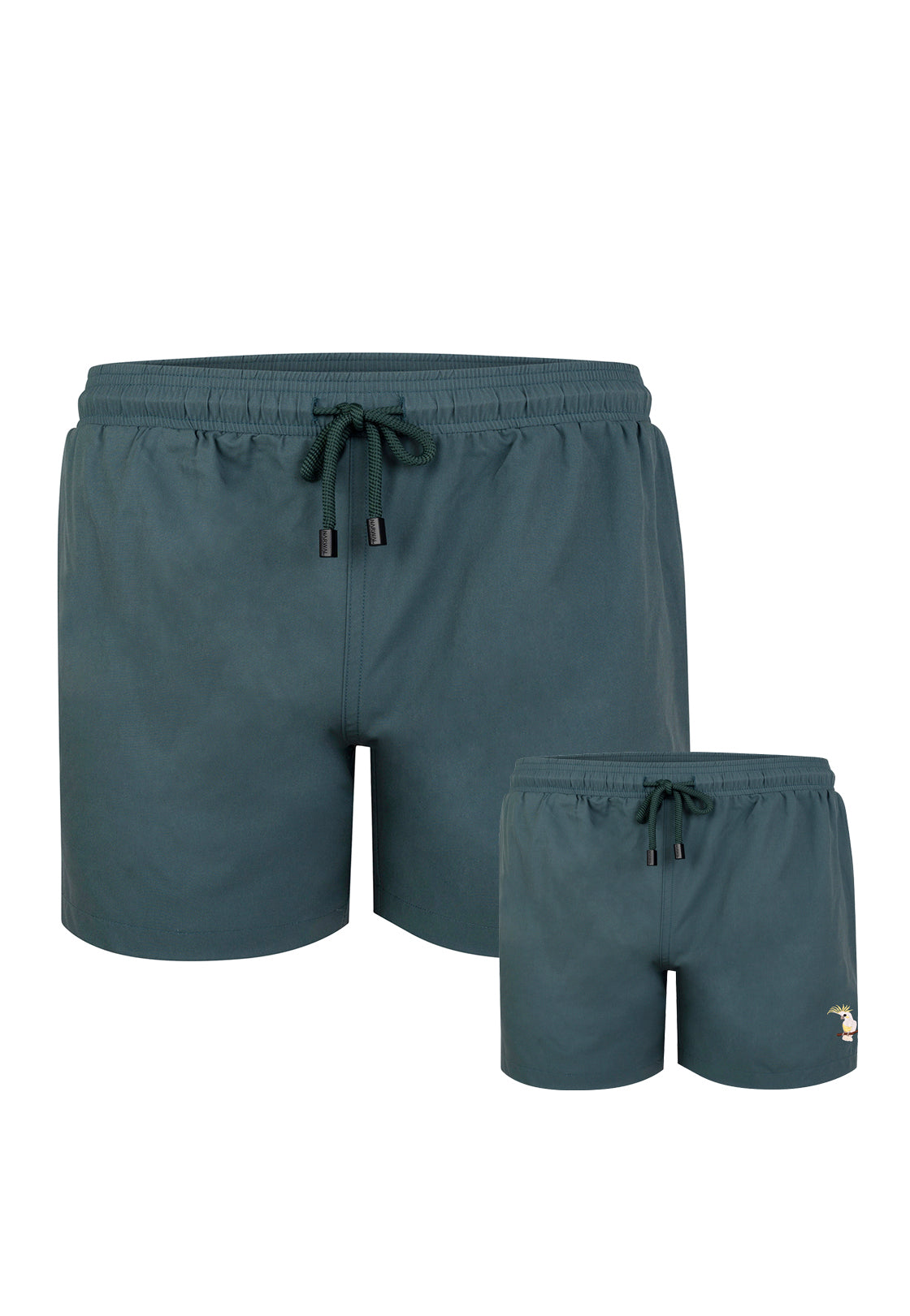 Cockatoo Coco Father & Son Swim Trunks