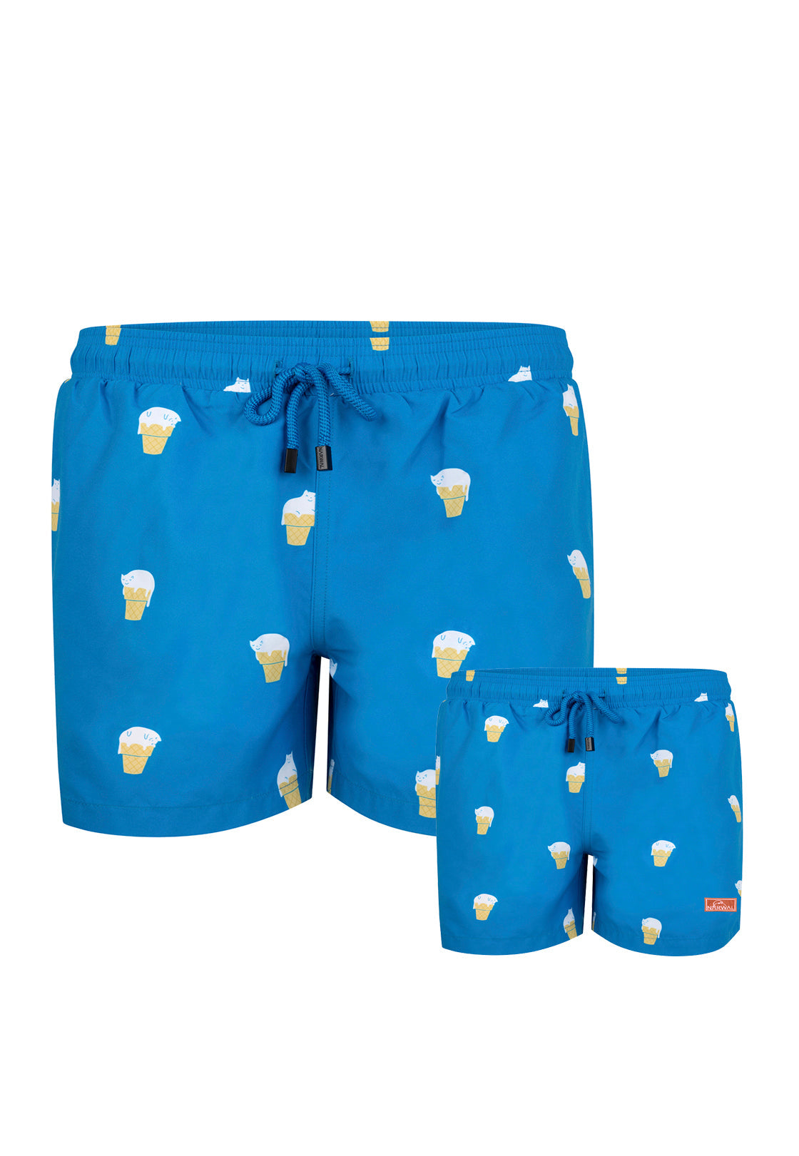 Cold as Mice Father & Son Swim Trunks