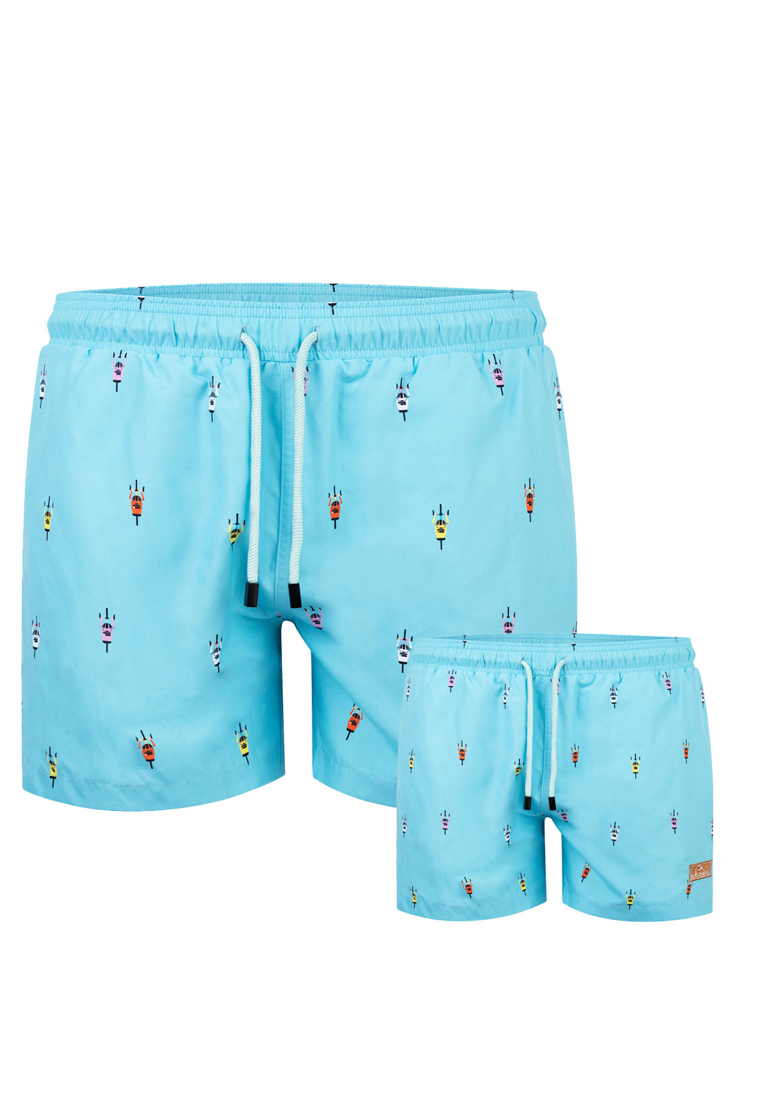 Cyclists Father & Son Swim Trunks