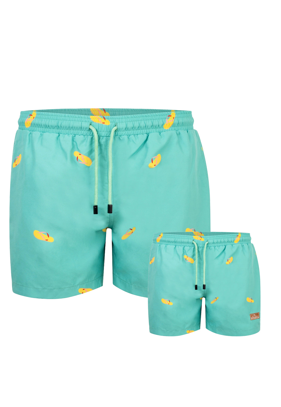 Flip-flop Father & Son Swim Trunks