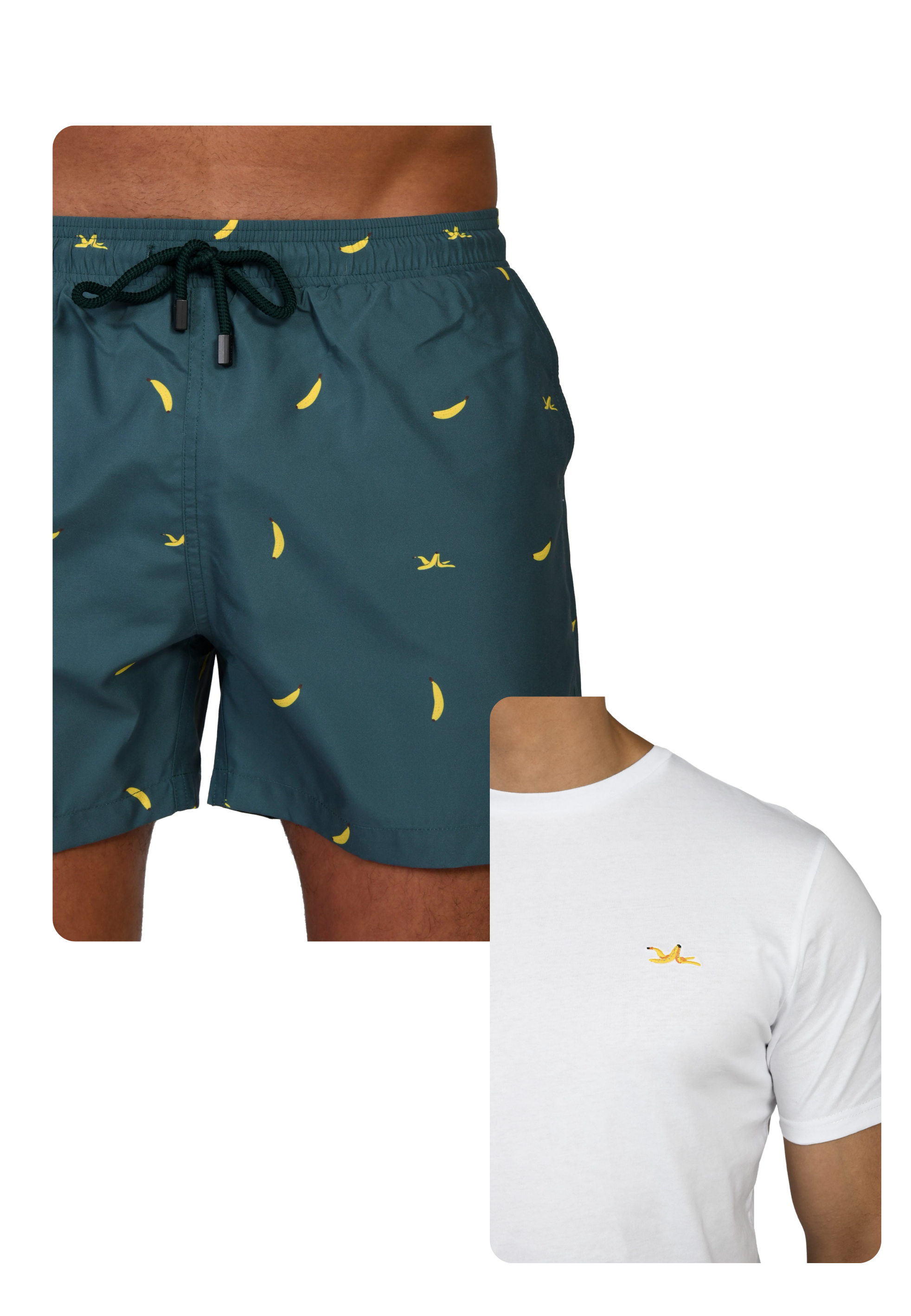 Banana Swim Trunks and T-shirt Bundle