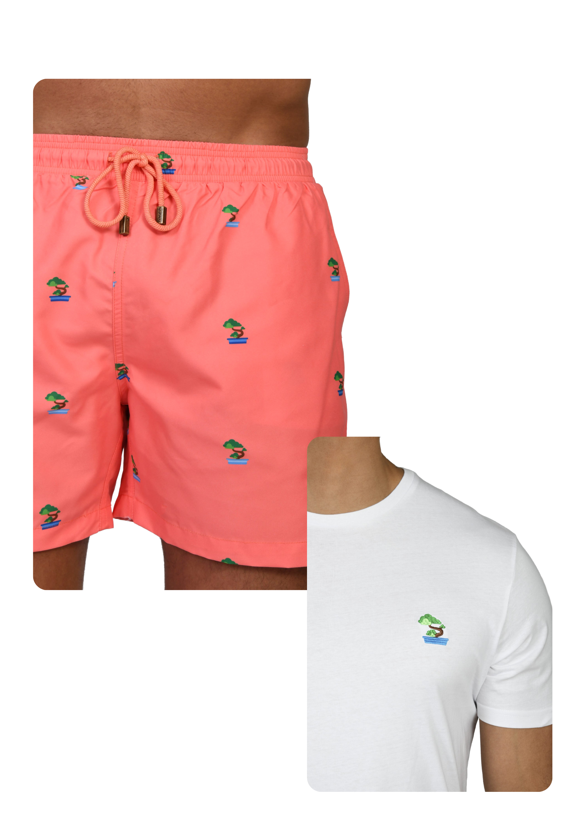 Bonsai Swim Trunks and T-shirt Bundle