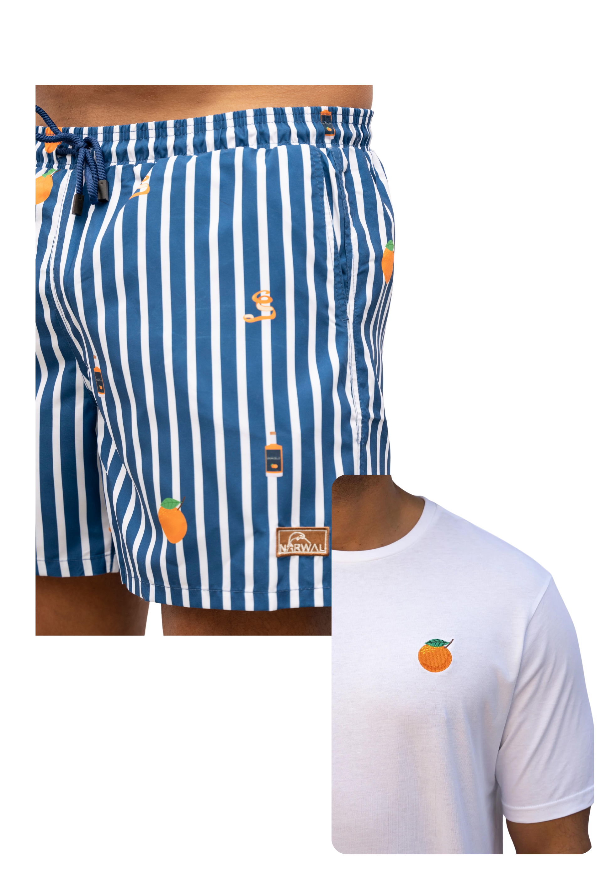 Orancello Swim Trunks & T-shirt Bundle