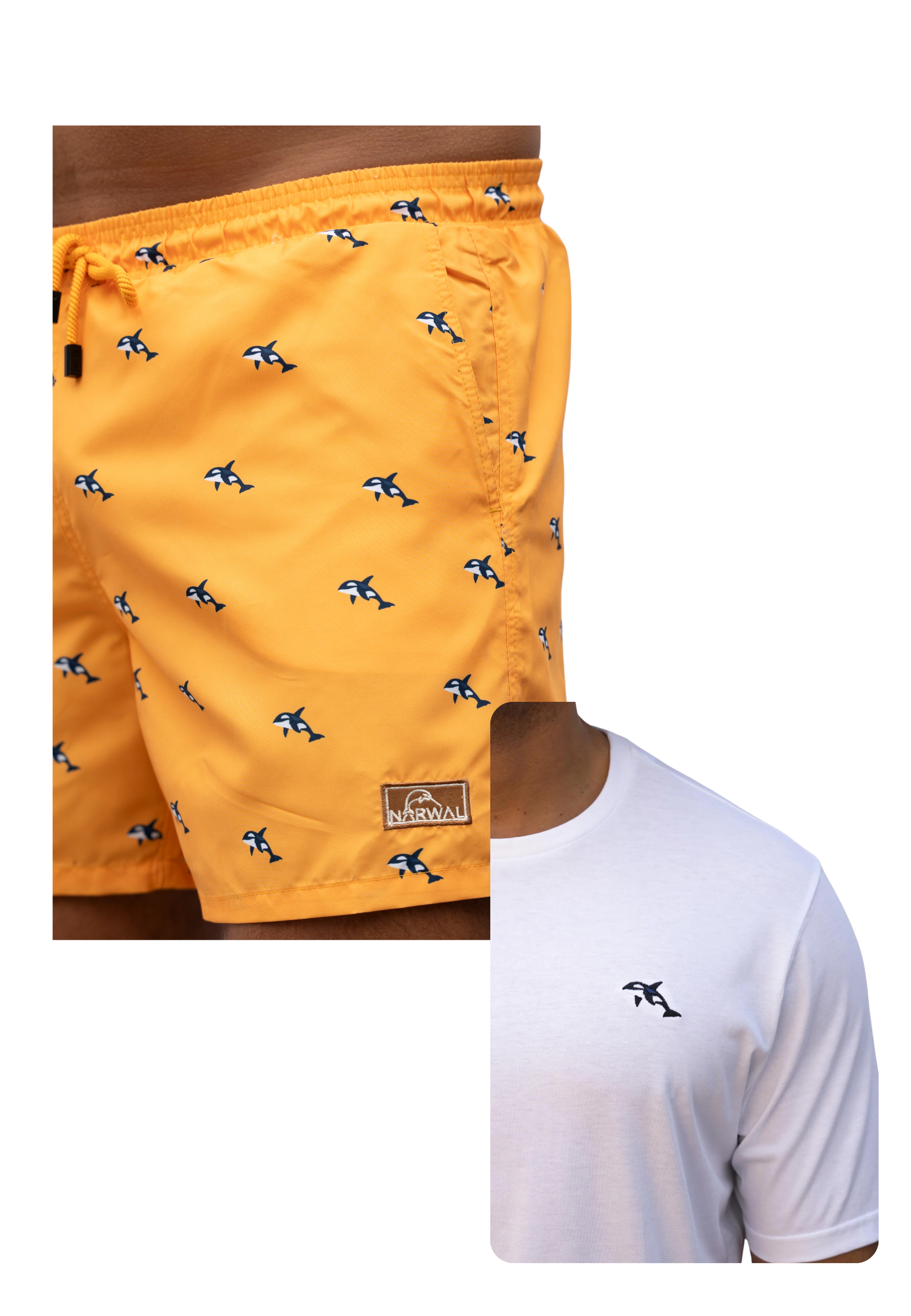 Orca Swim Trunks & T-shirt Bundle
