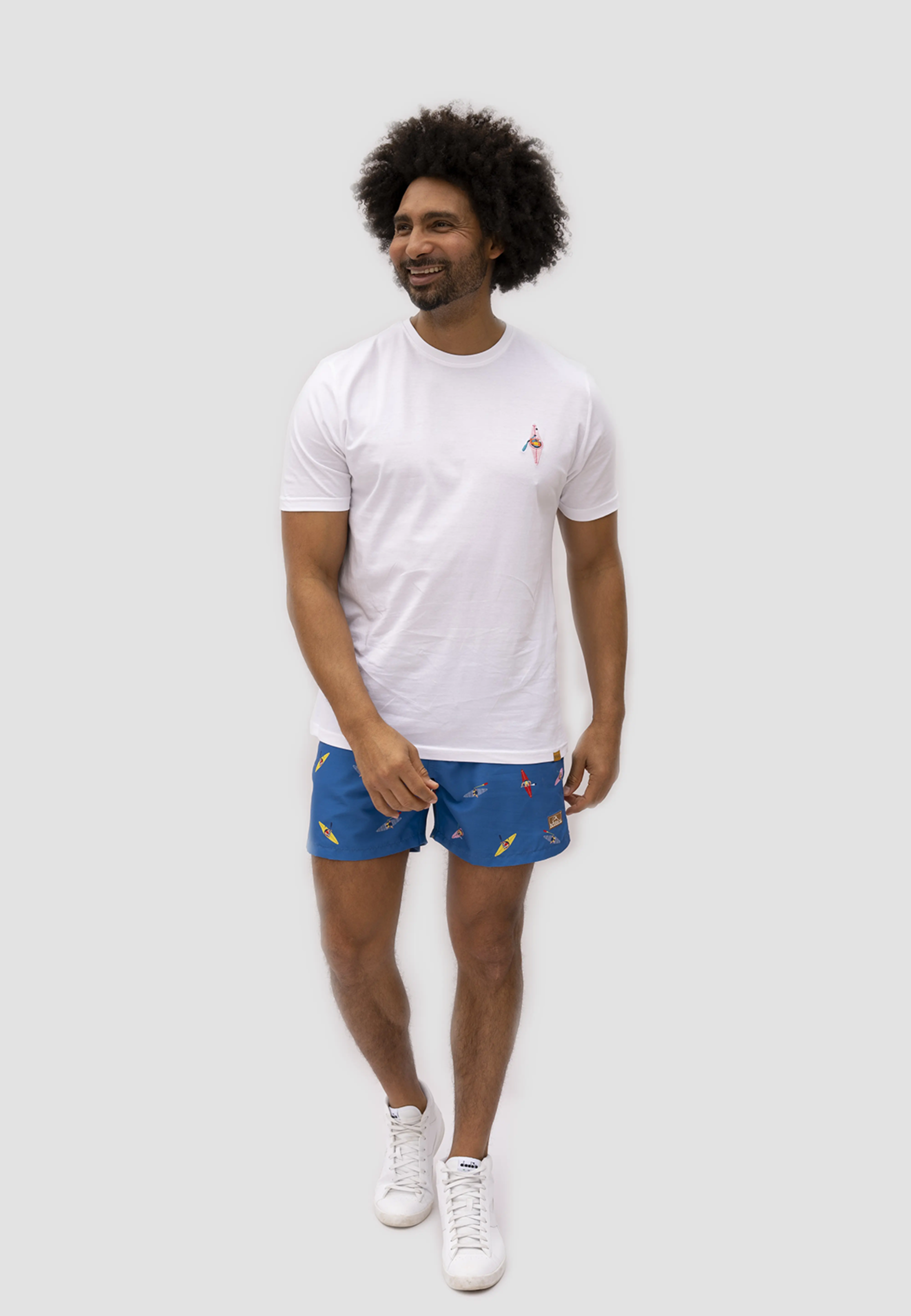 Kayak Swim Trunks and T-shirt Bundle