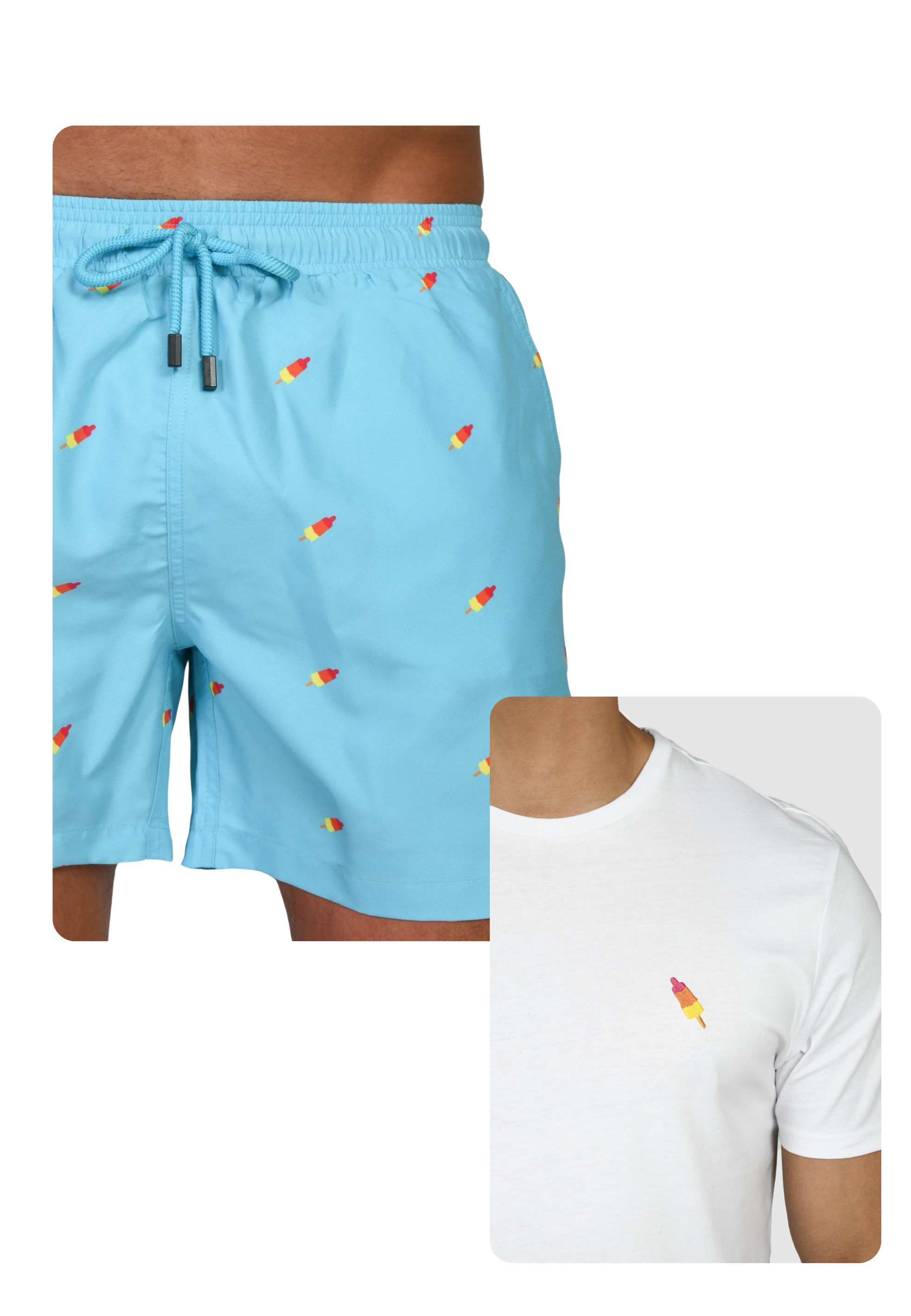 Icelolly Swim Trunks and T-shirt Bundle
