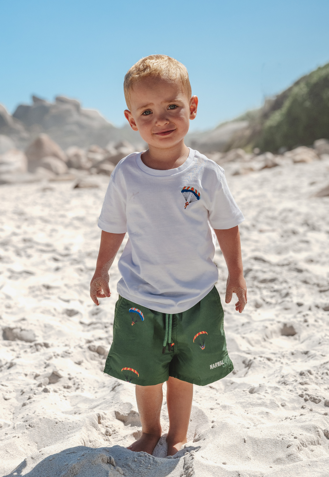 Parachute Father & Son Swim Trunks